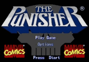 The Punisher Title Screen